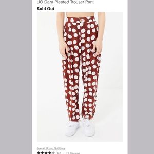 pleated, flowy urban outfitters pants